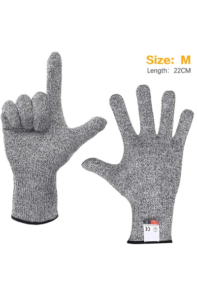 Choice M Level 5 HPPE Anti-Cut Gloves Kitchen Gardening Anti-Cut Knitted Glov...
