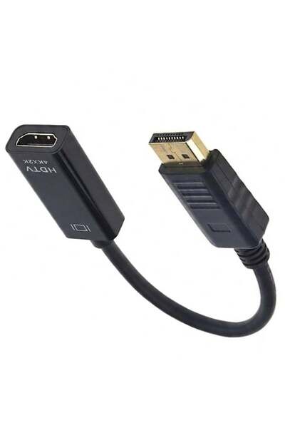 Powermaster PM-14030 Display Port Erkek To HDMI Dişi 4K-2K 25 Cm Çevirici Kablo