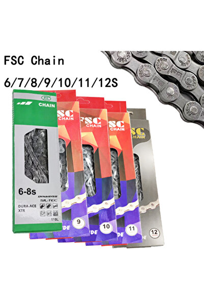 Choice 10S 116L QL FSC 6/7/8/9/10/11/12 Speed Velocidade Bicycle Chain 116/12...