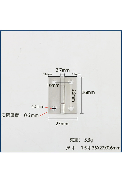 Choice3 1.5 inch-36x27x0.6mm 10 Pcs 1/1.5/2/2.5/3 Inch Door Connector Accesso...