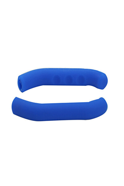 Choice 2pcs blue Electric Sccoter Anti-slip Brake Handle Grips Silicone Gel L...
