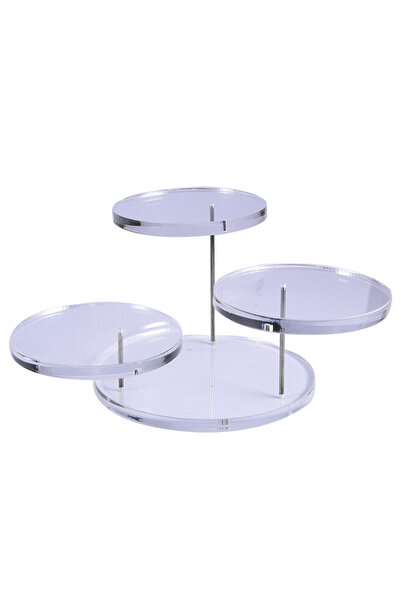 Choice Transparent 3 Cupcake Stand Acrylic Display For jewelry Cake Dessert R...