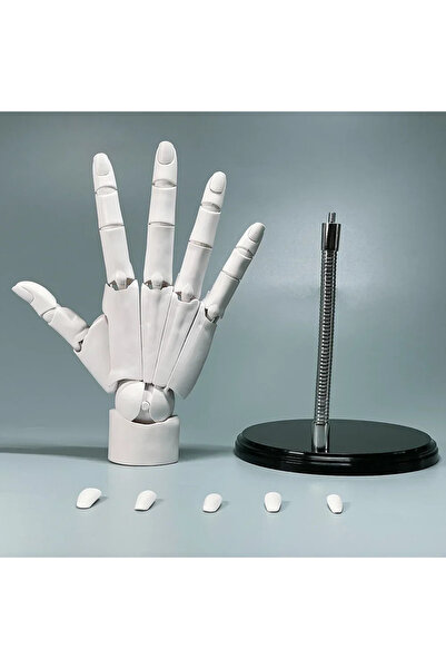 Choice White Articulated Hand Model Drawing Figurine Sketch Artist Painting S...