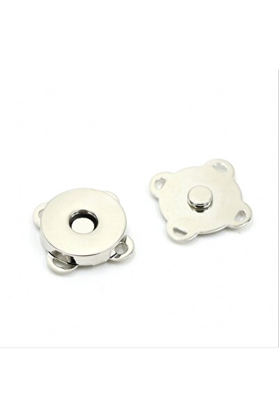 Choice 15mm Silver 10Sets Square Magnetic Snap Fasteners Clasps Button Handba...