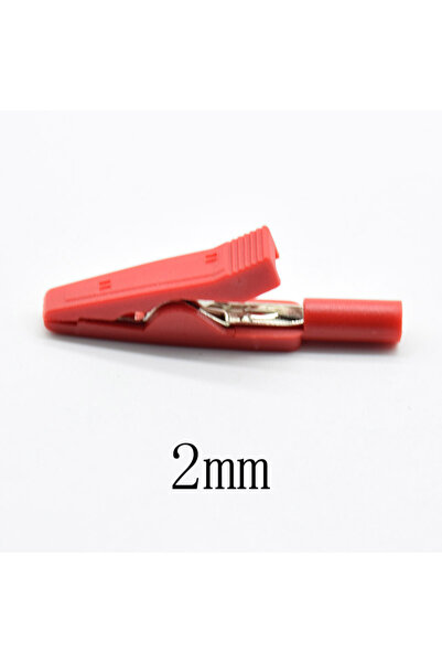 Choice3 1pc red black green 2mm Brass 5 Colors Insulated Mini Test Alligator ...