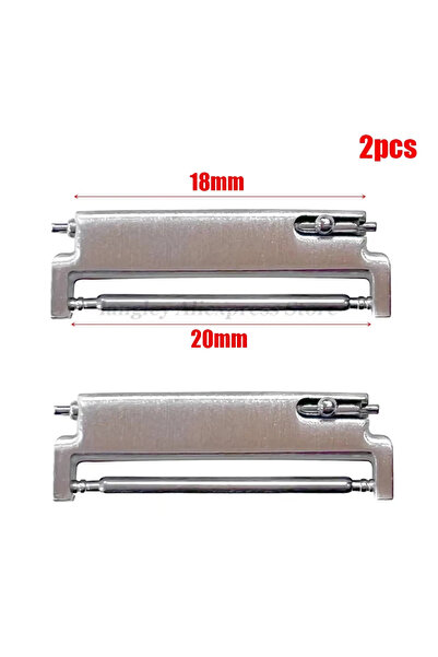 Choice Silver-18mm to 20mm 1 Pair Watch Strap Adapter 18mm To 20mm 22mm,20mm ...