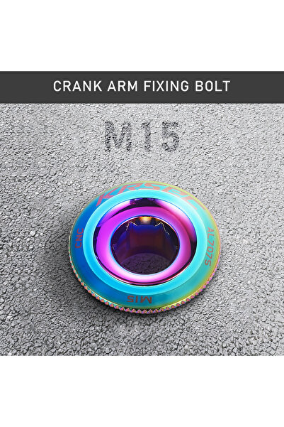 Choice M15 Colorful KRSEC Bike Crank Cover Crank Screw Aluminum Alloy Mountai...