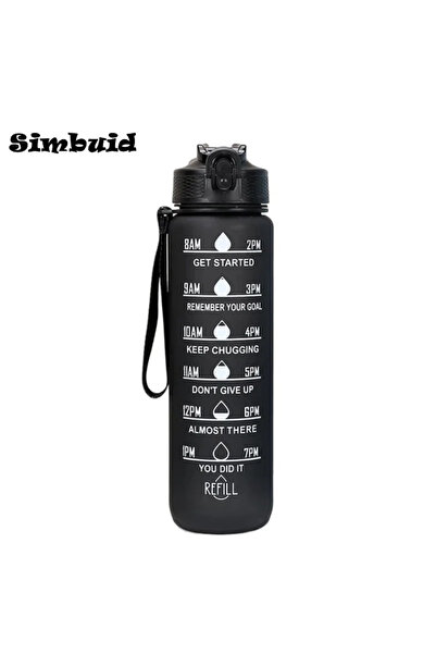Choice 900-1000ml black 1L Water Bottle Portable Sport Water Bottle Pretty Dr...
