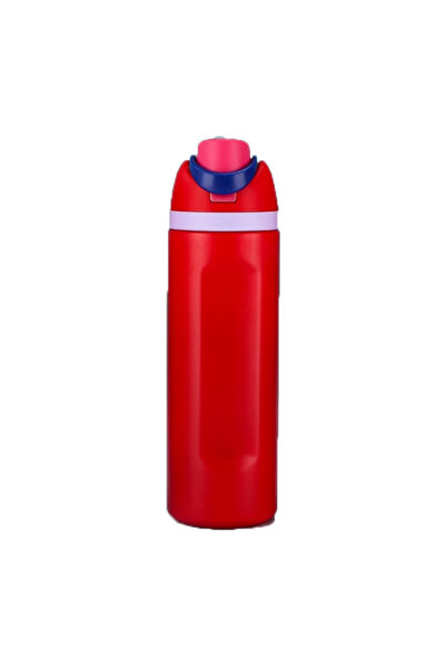 Choice 24OZ Red JUSTINLAU Spot Goods 19/24/32oz Thermos Cup Fruit Mug Kids St...