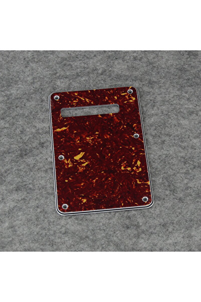 Choice1 Red Tortoise 4ply FLEOR 1PCS ST Guitar Back Plate Backplate Tremolo C...