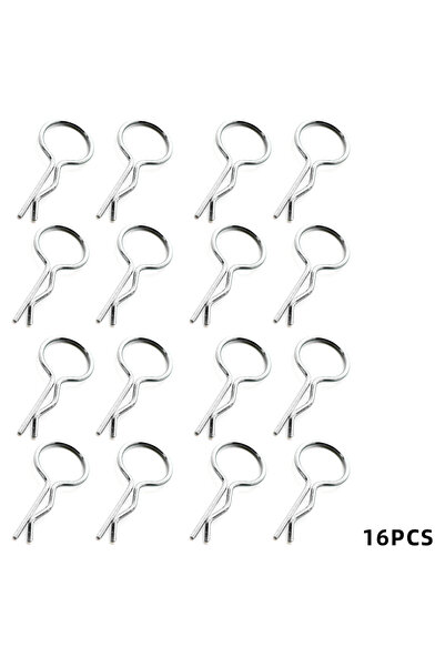 Choice 16 قطعة مشابك تثبيت هيكل السيارة RCXAZ RC مقاس 1/10 و 1/12 لسيارات ترا...