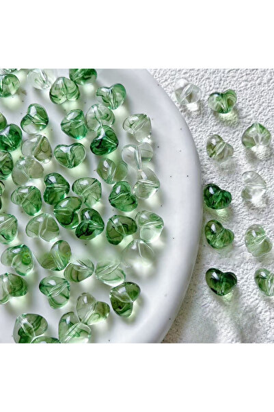 Choice green 30 Pcs, 10*12mm, Fashionable, Multi-Color, Love Beads, Candy Col...