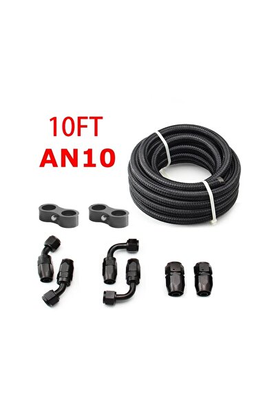 Choice6 AN10-6 Clamps 3M AN6/AN8/AN10 CPE Oil Fuel Fittings Hose End 0+45+90+...