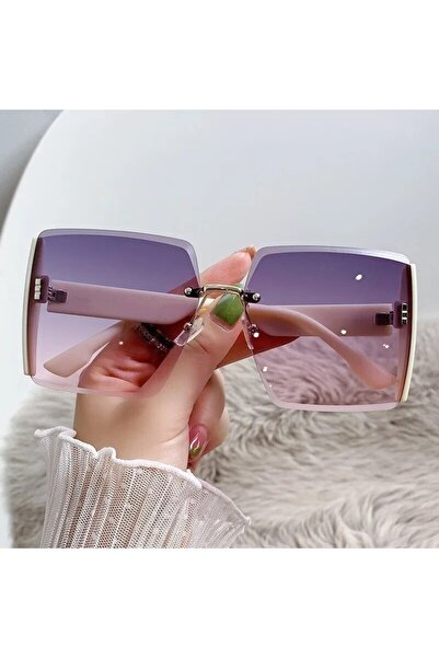 Choice purple pink Korean Style Classic Black Big Square Shades Sunglasses fo...