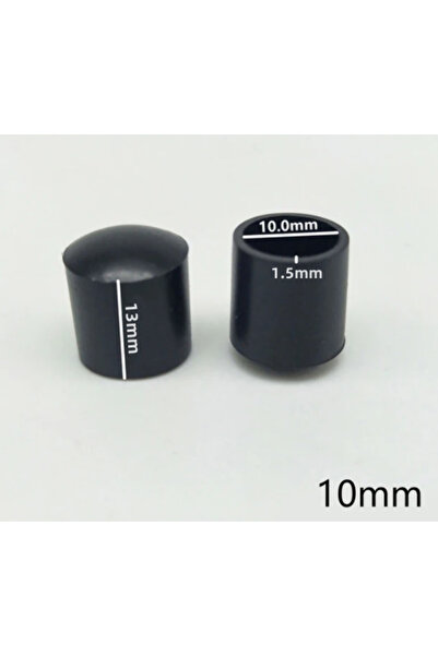 Choice 10mm 24 PCS Round Furniture Foot Caps Chair Table Sofa Anti-Slip Silen...