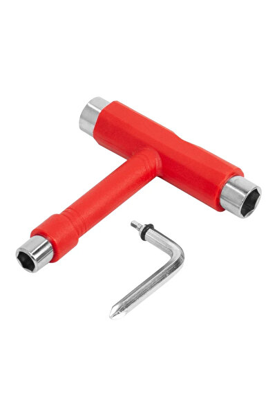 Choice Red T Shape Wrench Skateboard Professional T Type Allen Key Black Long...