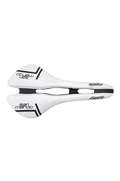 Choice white-black San Marco Aspider Road Bicycle Saddle City Cycling Competi...