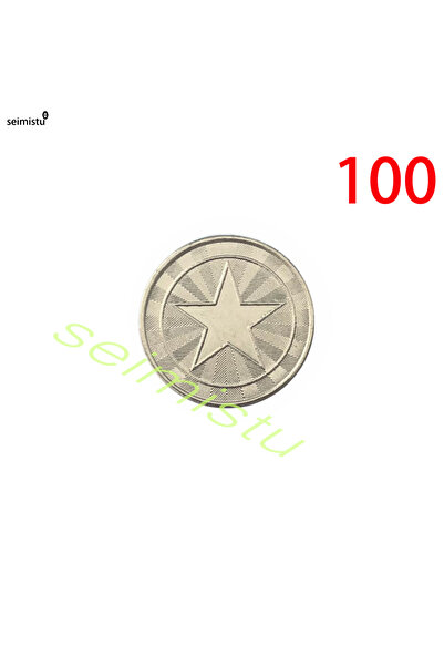 Choice 100pcs 24mm 100pcs Coin Token Stainless Steel Game Tokens Classic Crow...