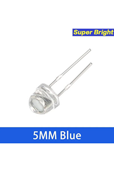 Choice YTDMEN 100 قطعة - أزرق، 100 قطعة من ثنائيات LED F5 فائقة السطوع، LED 5...