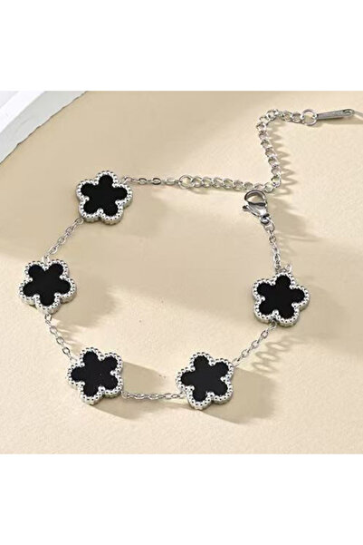 Choice 16.5cm black-silver-bracel Adjustable Stainless Steel Bracelet Double ...