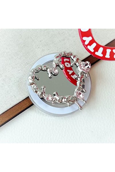 Choice AX Luxury Heart Butterfly Mirror For Magsafe Magnetic Phone Grip Tok G...