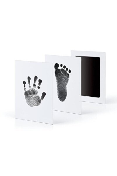 Choice Black Newborn Baby DIY Hand And Footprint Kit Ink Pads Photo Frame Han...