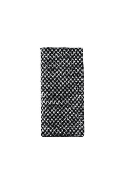 Choice black Exfoliating Washcloth Back Scrubber for Shower for Men Silver-io...