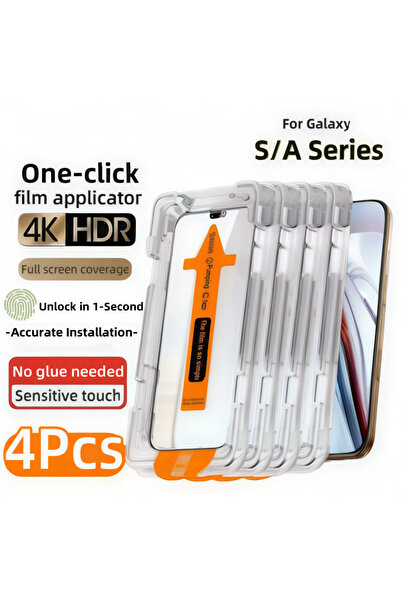 Choice18 High Definition 4PCS For Galaxy S21 4Pcs Tempered Glass For S25 S24 ...