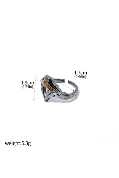 Choice R00145 Game Dark Souls Ring Black Red Sapphire Vintage Style Ring Adju...