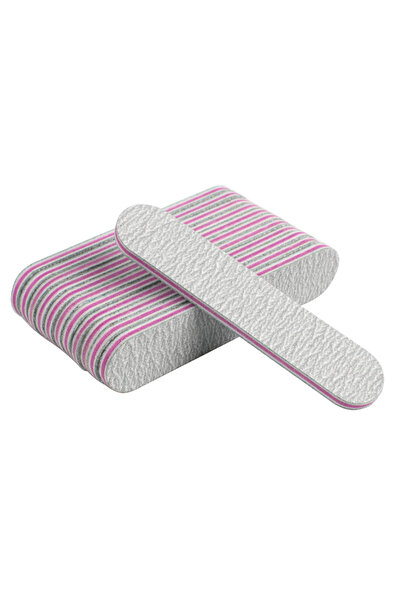 Choice 03 Grey 50Pcs Mini Nail Files 100/180 Grey Nail File Black Lima Buffer...