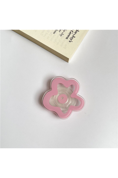 Choice P19 Cute Solid Color Flower Glossy Foldable Socket Pocket Phone Holder...