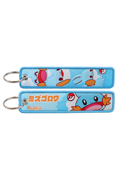 Choice14 3 Cute Anime Elf Embroidery Key Fobs Cool Game Key Tags Keychains fo...