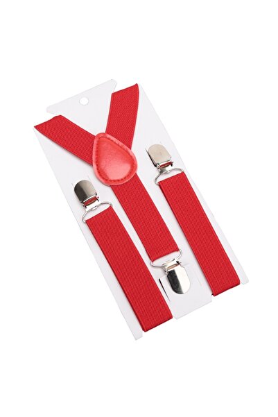 Choice Red New Soild Color Children Belt Baby Boys Girls Colorful Suspenders ...