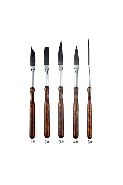 Choice 5pcs set 3/5pcs Mini Multi-Functional Nylon Paintbrushes Watercolor Br...