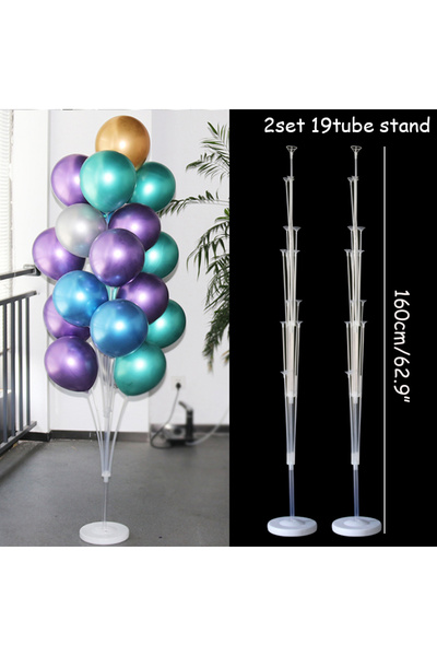 Choice as photo 2set 160cm stand 1/2set Adjustable Balloon Stand Metal Balloo...