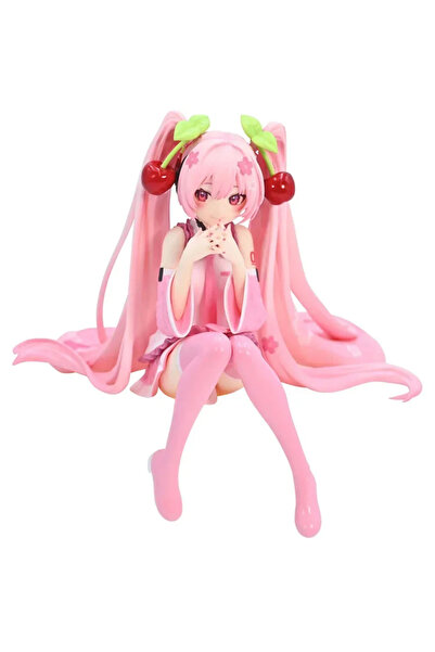 Choice Bandai NoBox Hot Hatsune Miku Anime figure Pink dress PVC model action...