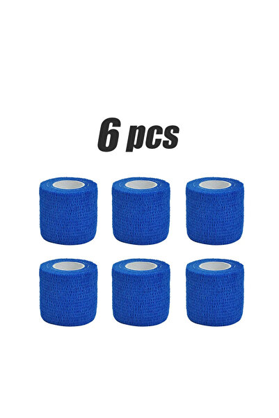 Choice9 2.5cmx4.8m blue 6 pcs 6/15Pcs 4.8m Black First Aid Self Adhesive Cohe...