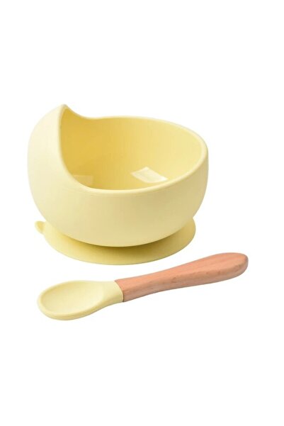 Choice3 yellow 2PCS Silicone Baby Feeding Bowl Tableware for Kids Children Di...