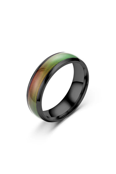 Choice 9 3 6MM Changing Color Stainless Steel Rings For Women Mood Emotion Fe...