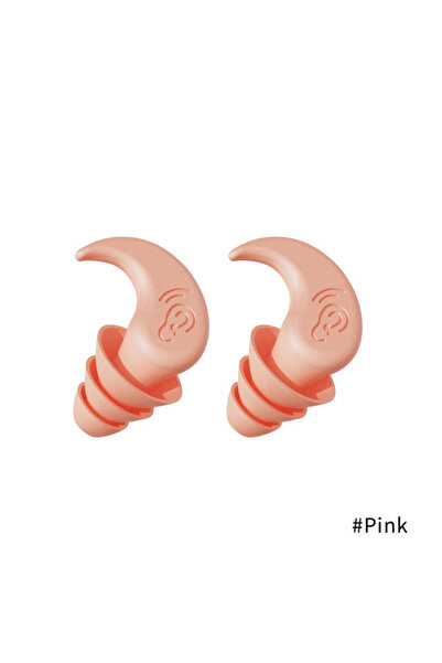 Choice6 3 Layers-Pink Sleep Noise Reduction Silicone Earplug Ear Protection E...