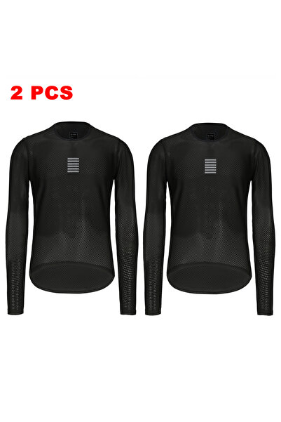 Choice1 Asia-XL Black-Black Rsantce 2024 Cycling Base Layer Long Sleeve Bike ...