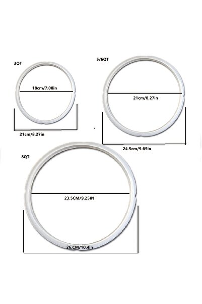 choice2 8qt 1 piece of food grade silicone sealing ring for instant pot - alt...