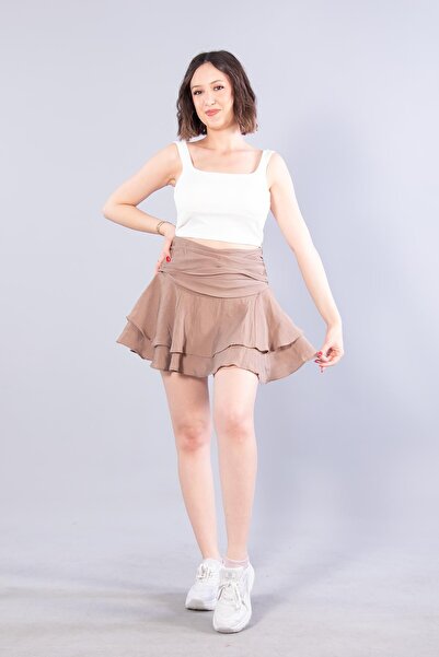 Mckanzie 26581 Modal Ruffle Skirt