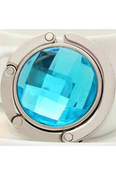 Choice Sky blue Handbag foldable Bag Hook Purse Table Hanger Holder Alloy Fas...