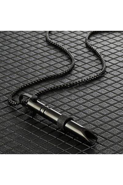 Choice YA0875-3 Couple Stainless Steel Mindfulness Breathing Necklace for Wom...