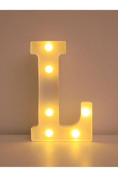 Choice22 L White 1PC 21.8CM LED Letter Light, Luminous Letter and Number Nigh...