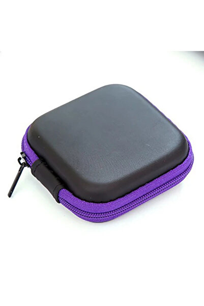 Choice Purple 1-4pcs Portable Shockproof Headphone Case Earphone Bag Headset ...