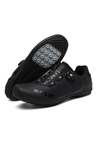Choice 42 rubber black Men Non Locking Mountain Bike Shoes Without Cleats Roa...