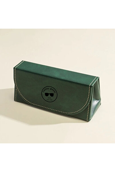 Choice4 olive drab Vintage Exquisite Large Frame High-Value Glasses Case Sung...