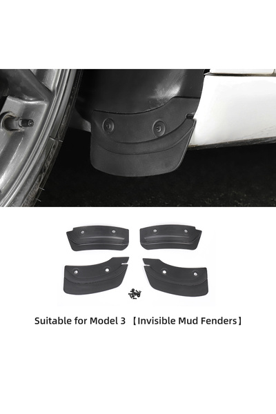 Choice M3-EX92 LUCKEASY For Tesla Model Y 2020-2024 Invisible Mud Fenders Mod...